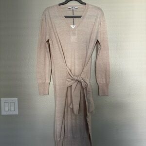 NWT THAKOON WRAP TIE SWEATER DRESS
